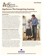 Age sense caregiving fact sheet