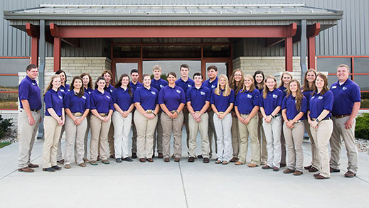 K-State Animal Sciences Leadership Academy participants