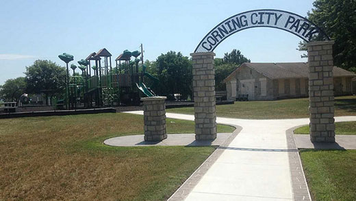City Park in Corning, Kansas
