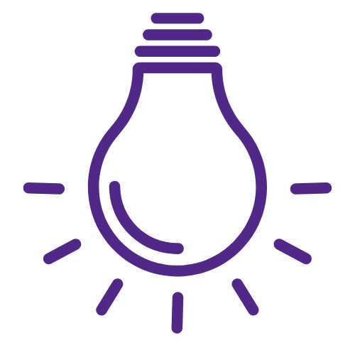 Lightbulb facing down.