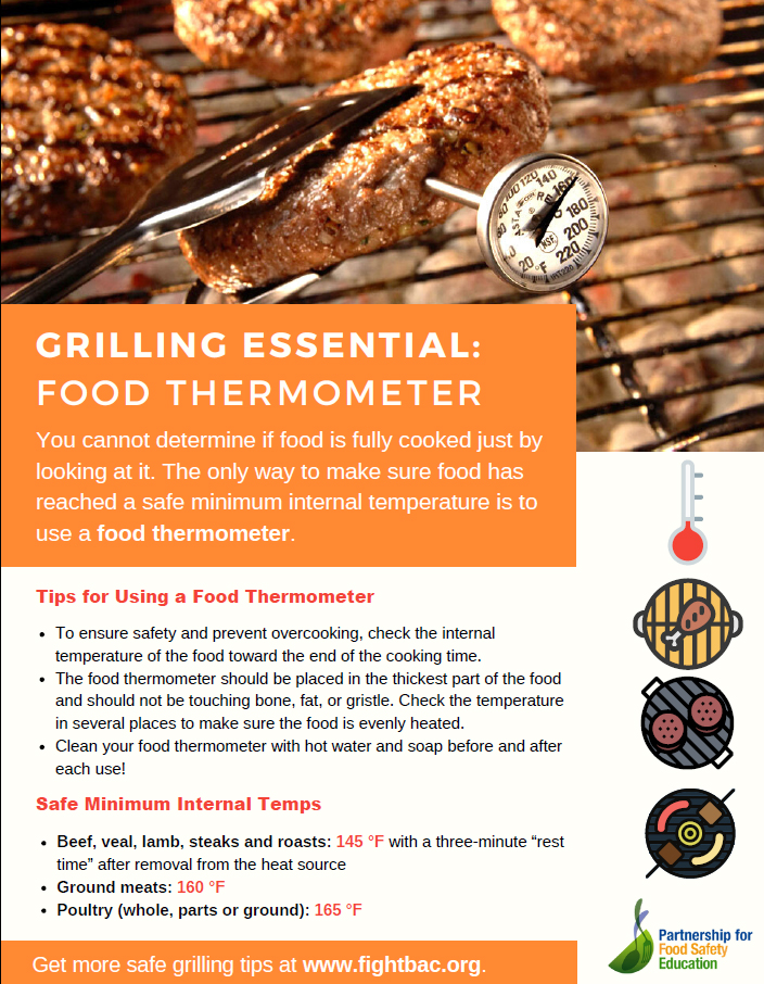 Grilling food safety
