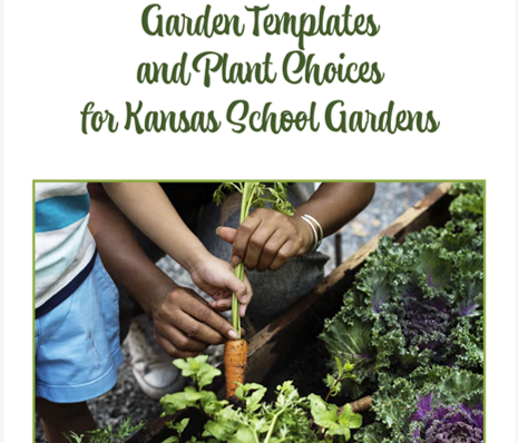 cover of school garden templates publication