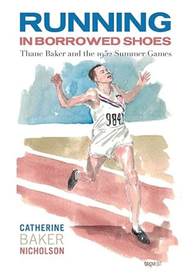 Book cover of Running in Borrowed Shoes