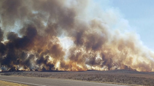Starbuck Fire, Gardiner Angus Ranch