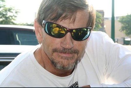 Closeup of man wearing sunglasses