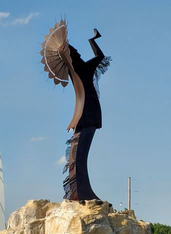 Statue, Keeper of the Plains, Wichita