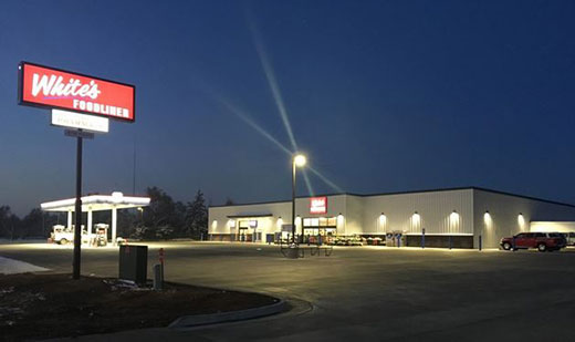 View from street, White's Foodliner grocery store in St. Johns View from street, White's Foodliner grocery store in St. Johns