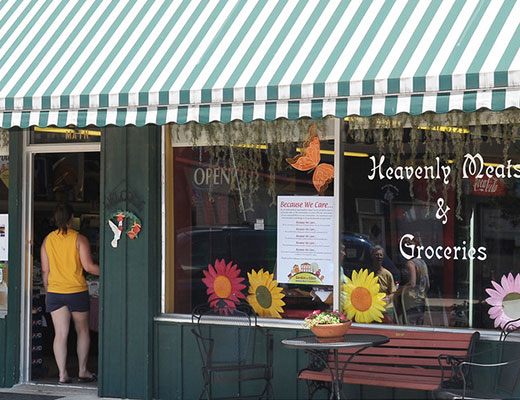 Front of grocery store Front of grocery store