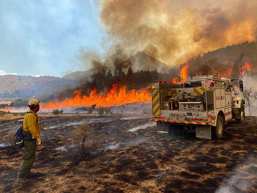 Kansas Forest Service, wildland fire assistance, engine 44