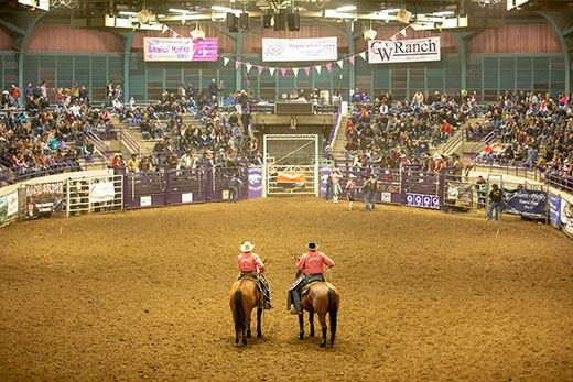 Rodeo arena, K-State Rodeo 2020