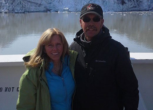 Woman and man portrait, Philip and Rhonda Perry
