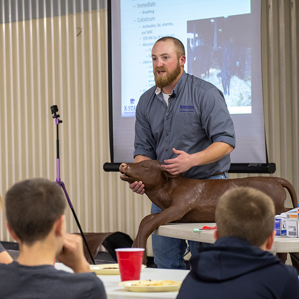 aj tarpoff calving school demonstration